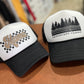 Blk/Wht Trucker Hat