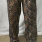 Bayou Dark Woodland Camo Fleece Wide Leg Pant