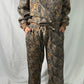 Bayou Dark Woodland Camo Fleece Wide Leg Pant