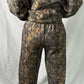 Bayou Dark Woodland Camo Fleece Wide Leg Pant