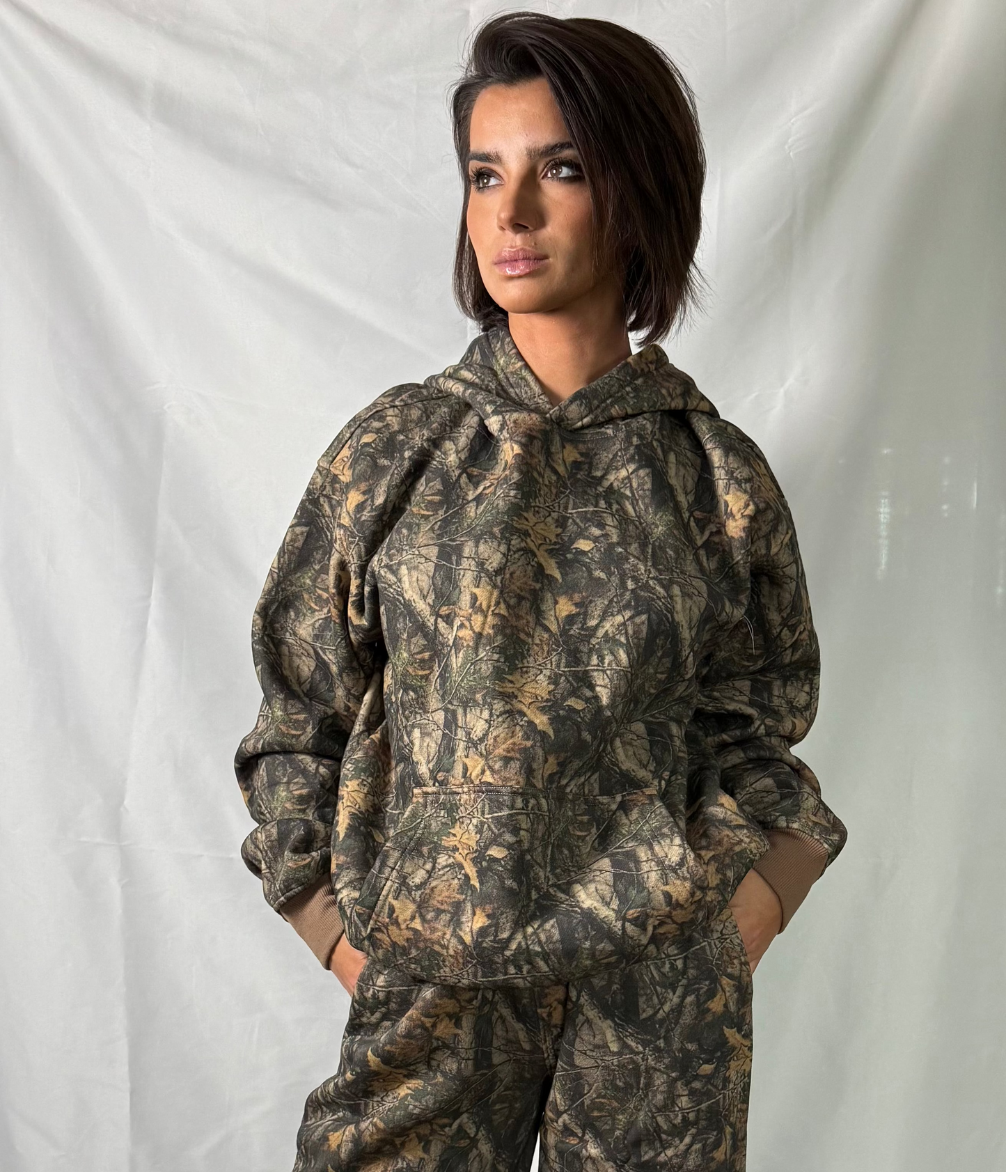 Bayou Dark Woodland Camo Classic Hoodie