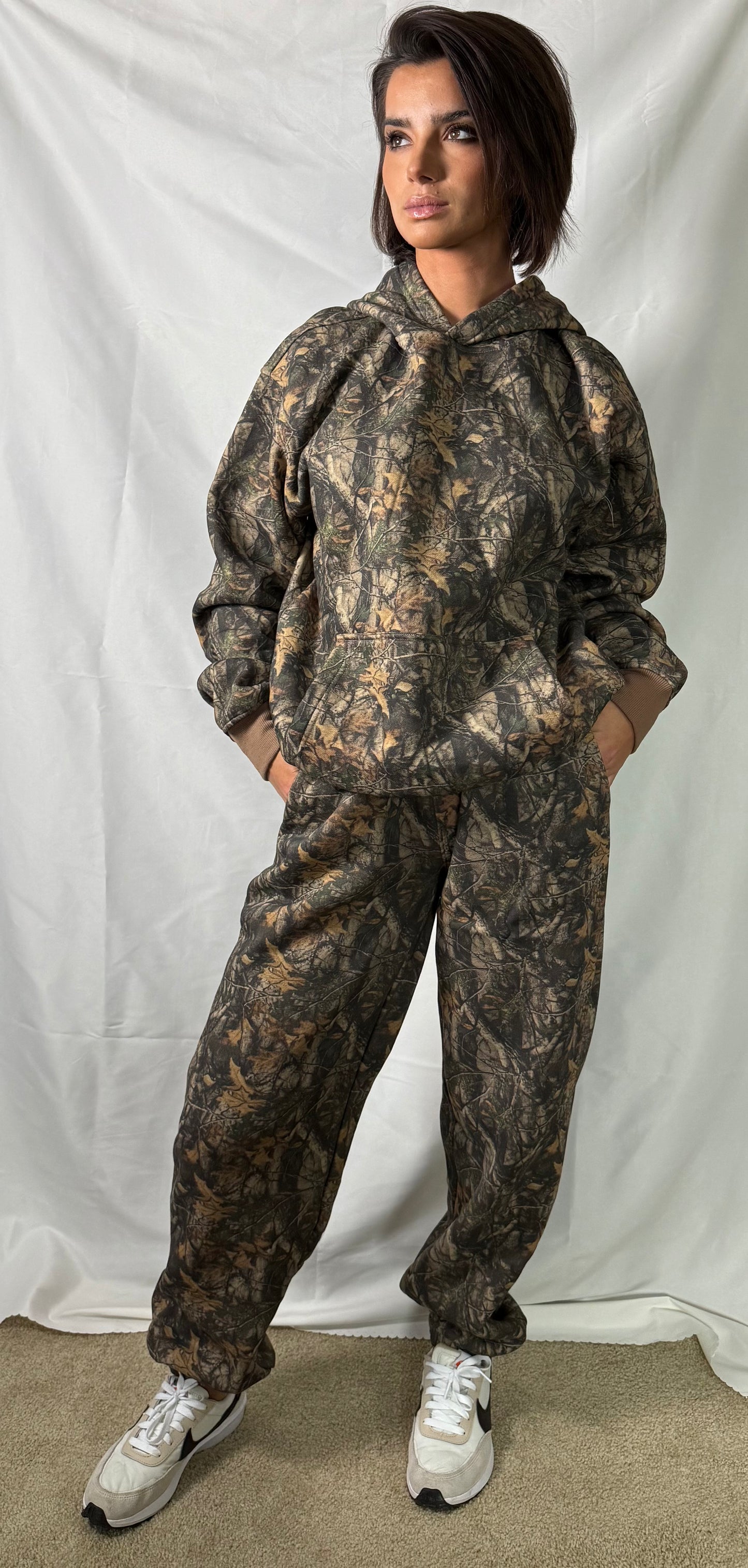Bayou Dark Woodland Camo Fleece Joggers
