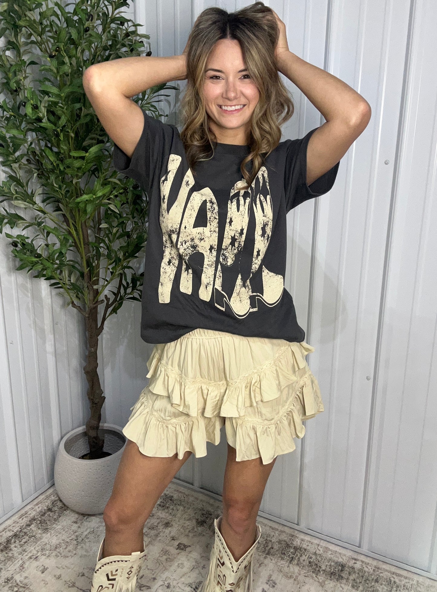 Ya'll Vintage Wash Western Graphic Tee