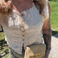 Woven Chain Strap Shoulder Bag