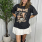 Long Live Cowgirls Vintage-Wash Graphic Tee