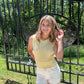 Knitted Knot Cutout Sweater Vest