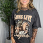 Long Live Cowgirls Vintage-Wash Graphic Tee