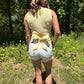 Knitted Knot Cutout Sweater Vest