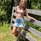 Ditsy Floral Mesh Top