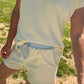 Seaside Ribbed Shorts Set - Both pieces