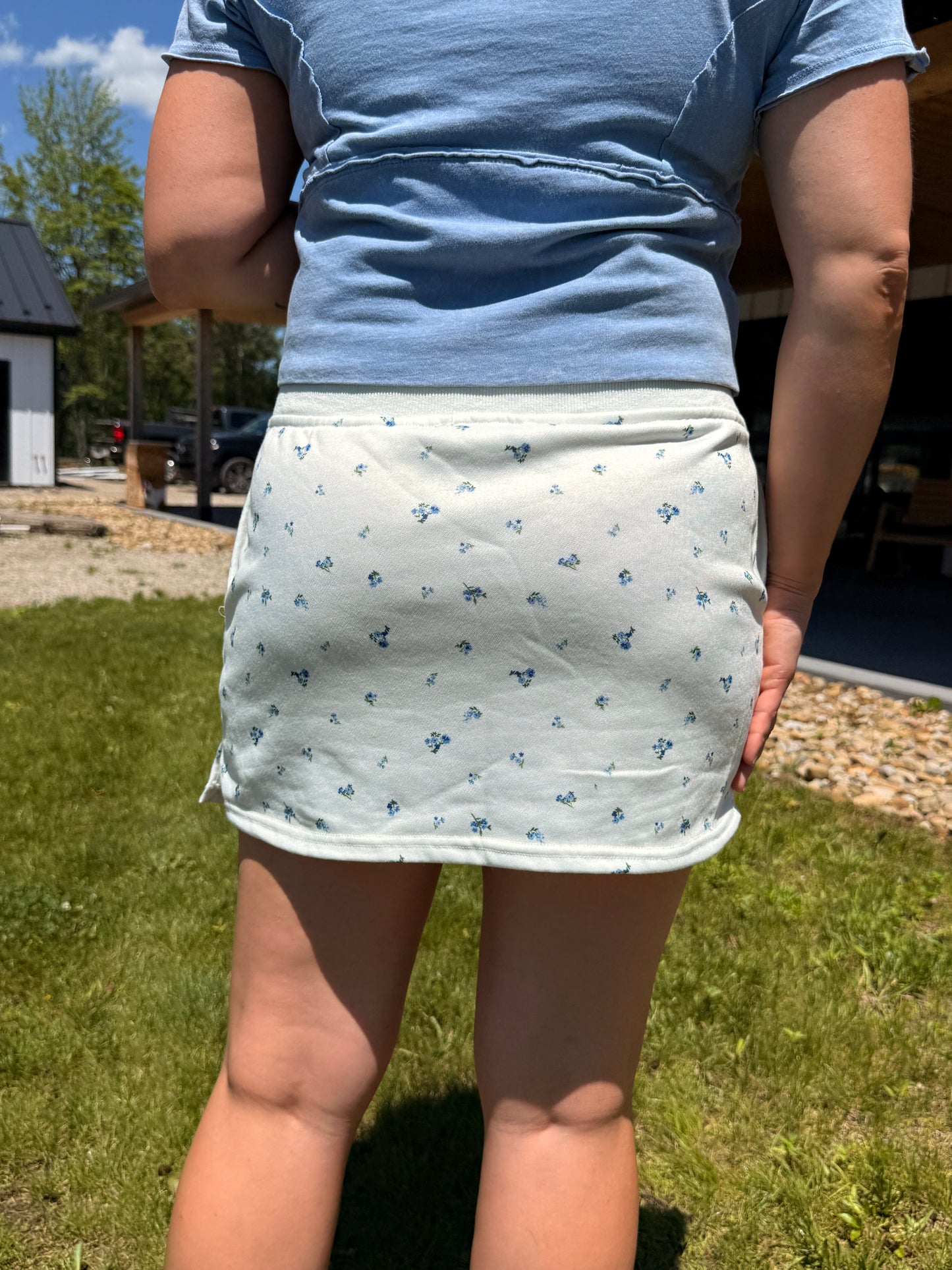 Ditzy Floral Skirt