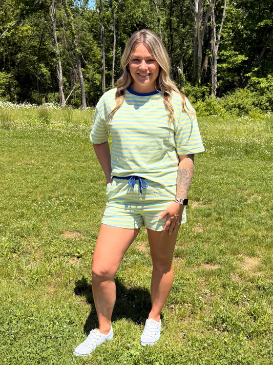 Poolside Stripe Set - Both pieces
