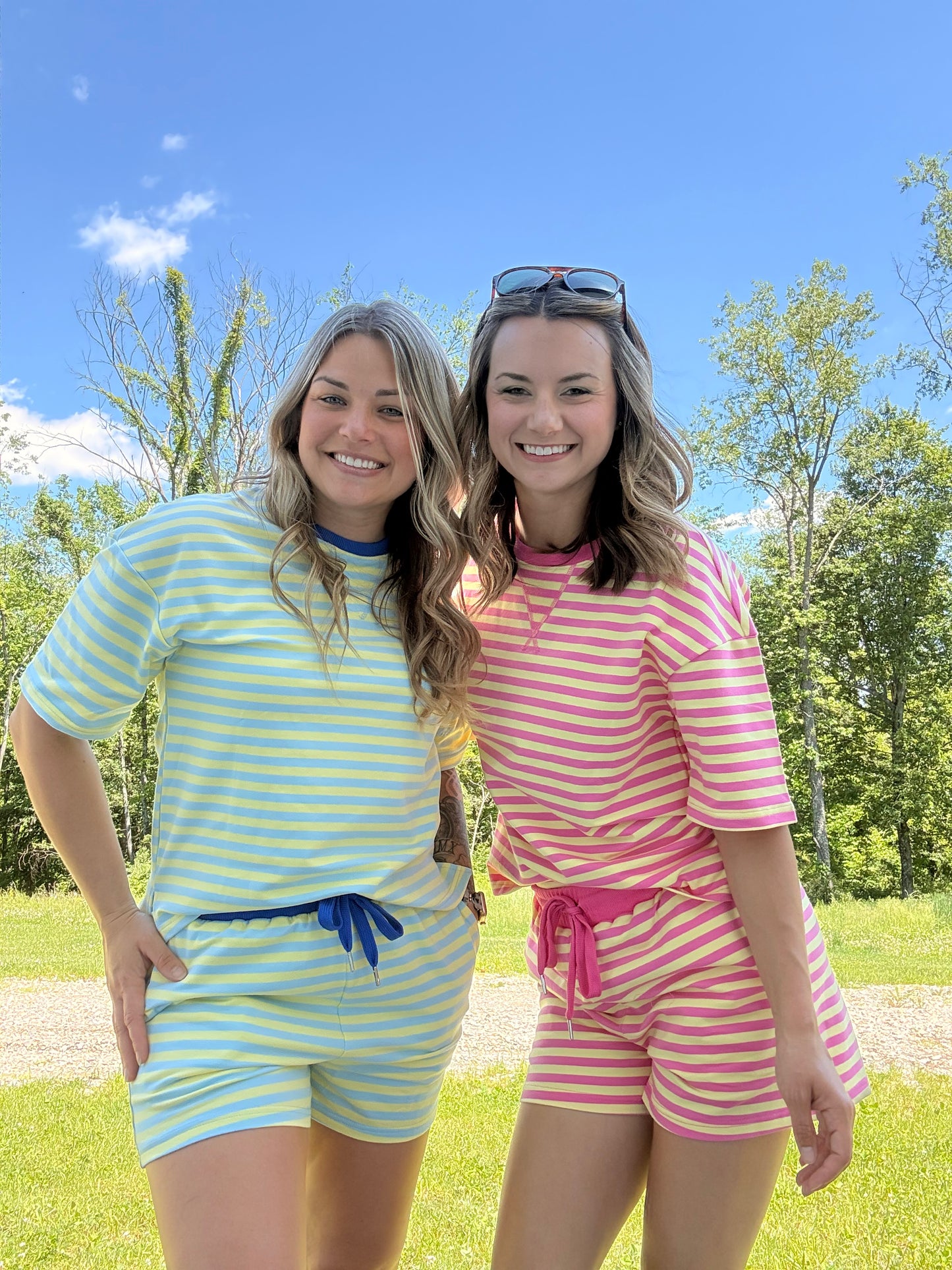 Poolside Stripe Set - Both pieces