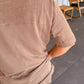 French Terry Dolman Sleeve Set - Taupe