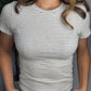 Ribbed Everyday Striped Tee - WHT/BLK