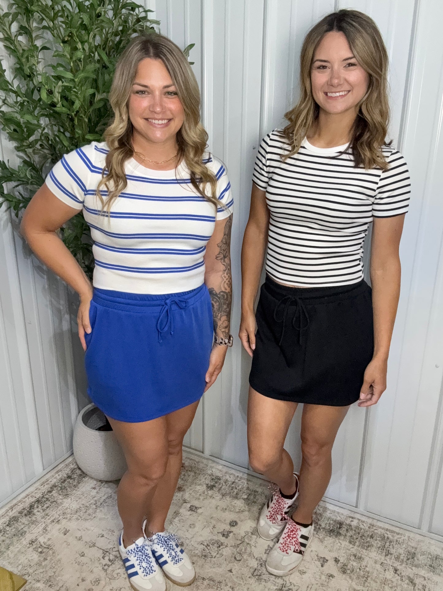 Poolside Blue Scuba Skort