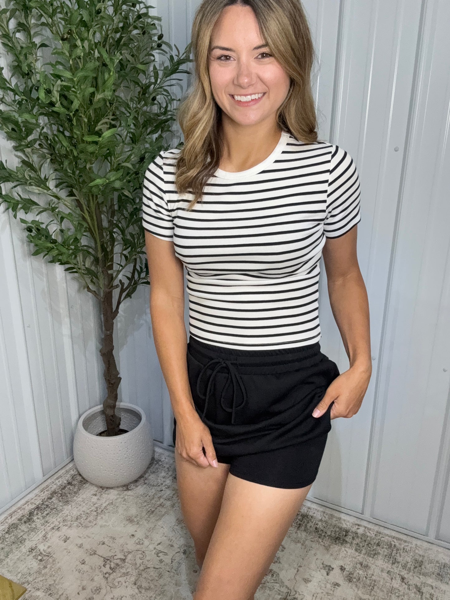 Black Scuba Skort