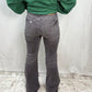 Tummy Control Washed Grey Flare Jean