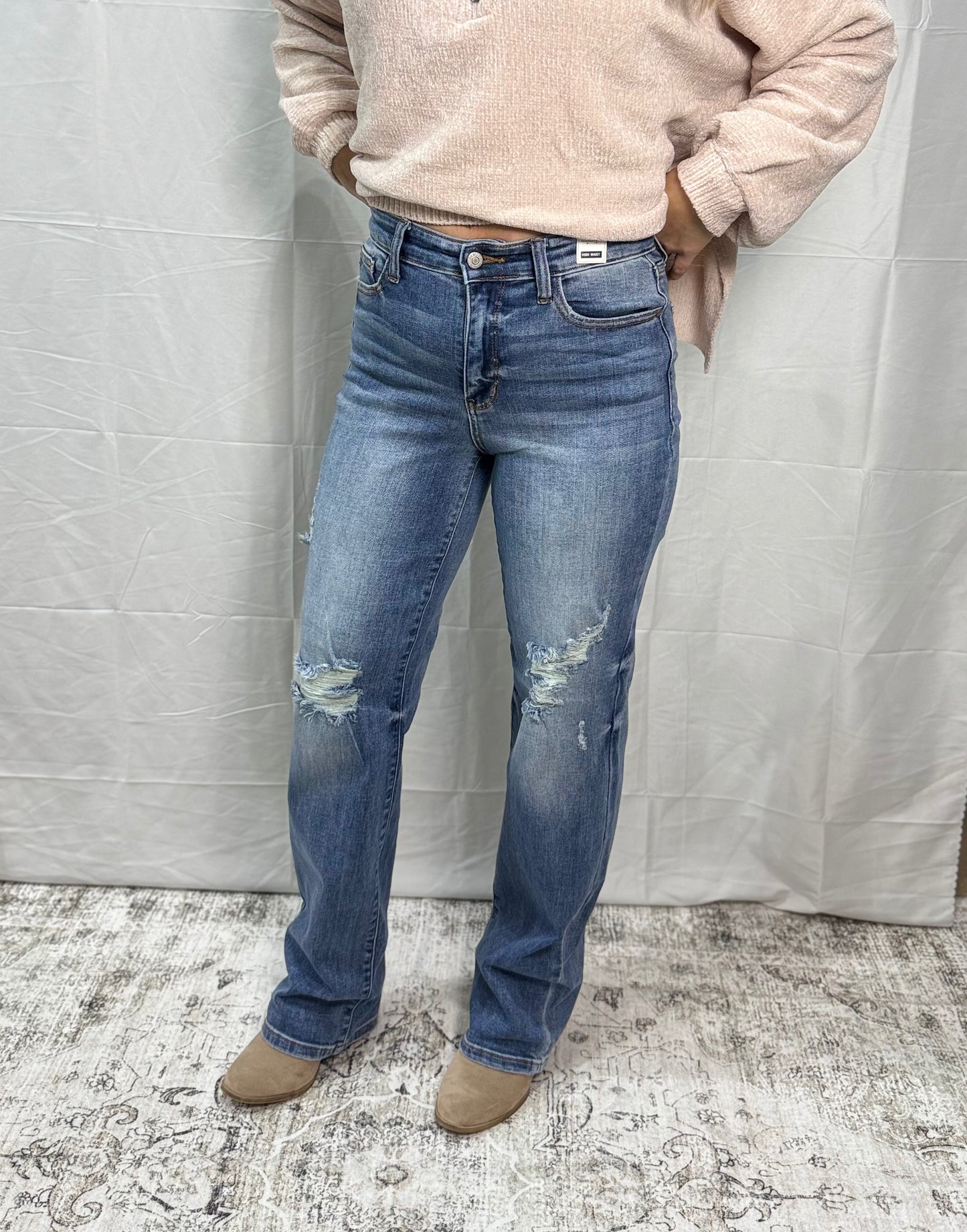 High Waisted Dad Jean