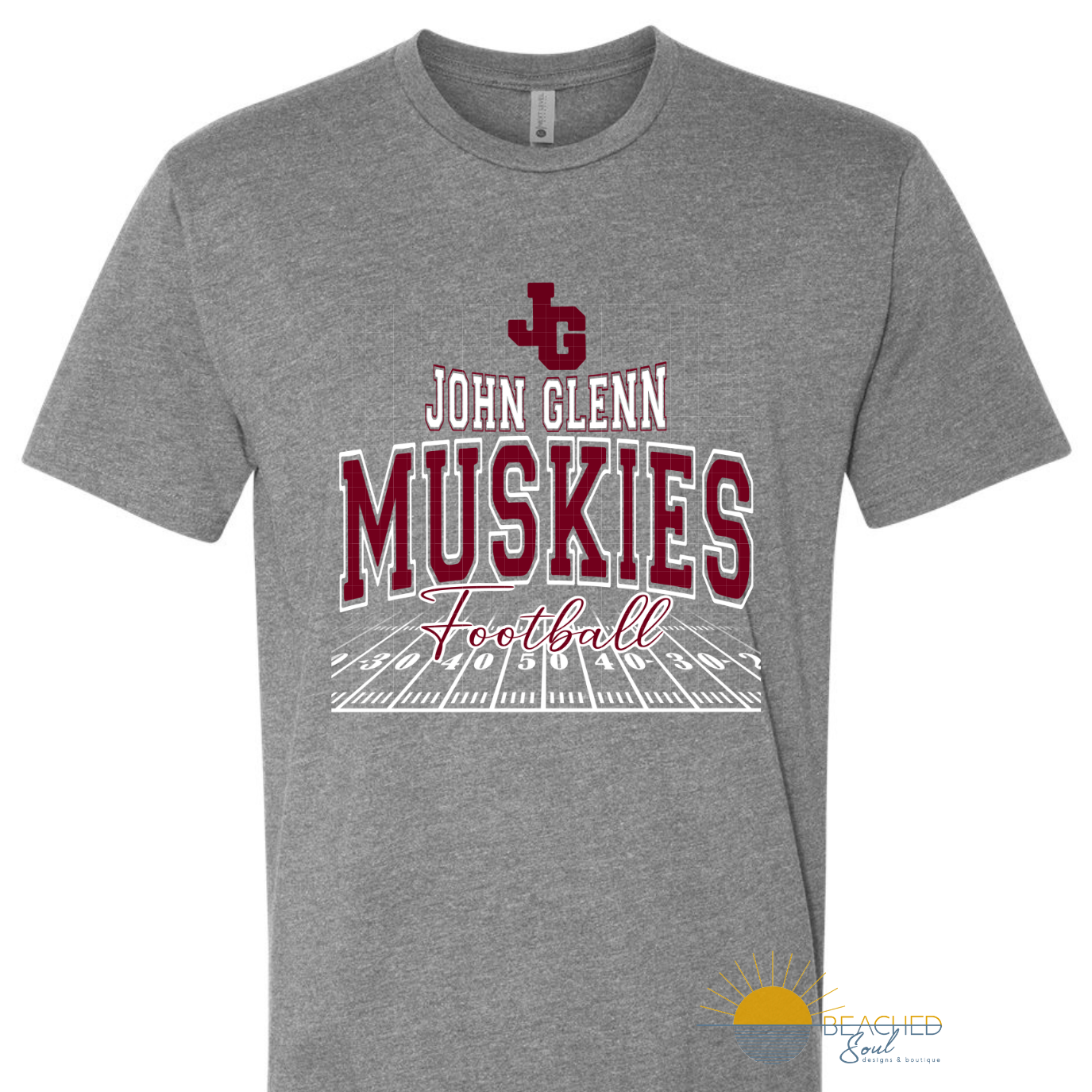 TODDLER/YOUTH Muskies Field Logo - Gray T-shirt