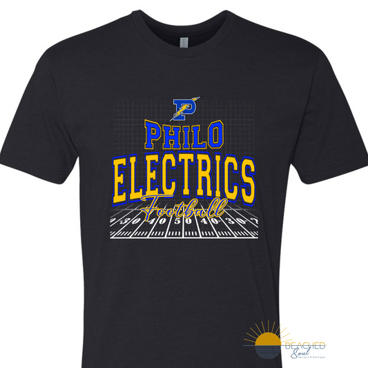 ADULT Electrics Field Logo - Black T-shirt