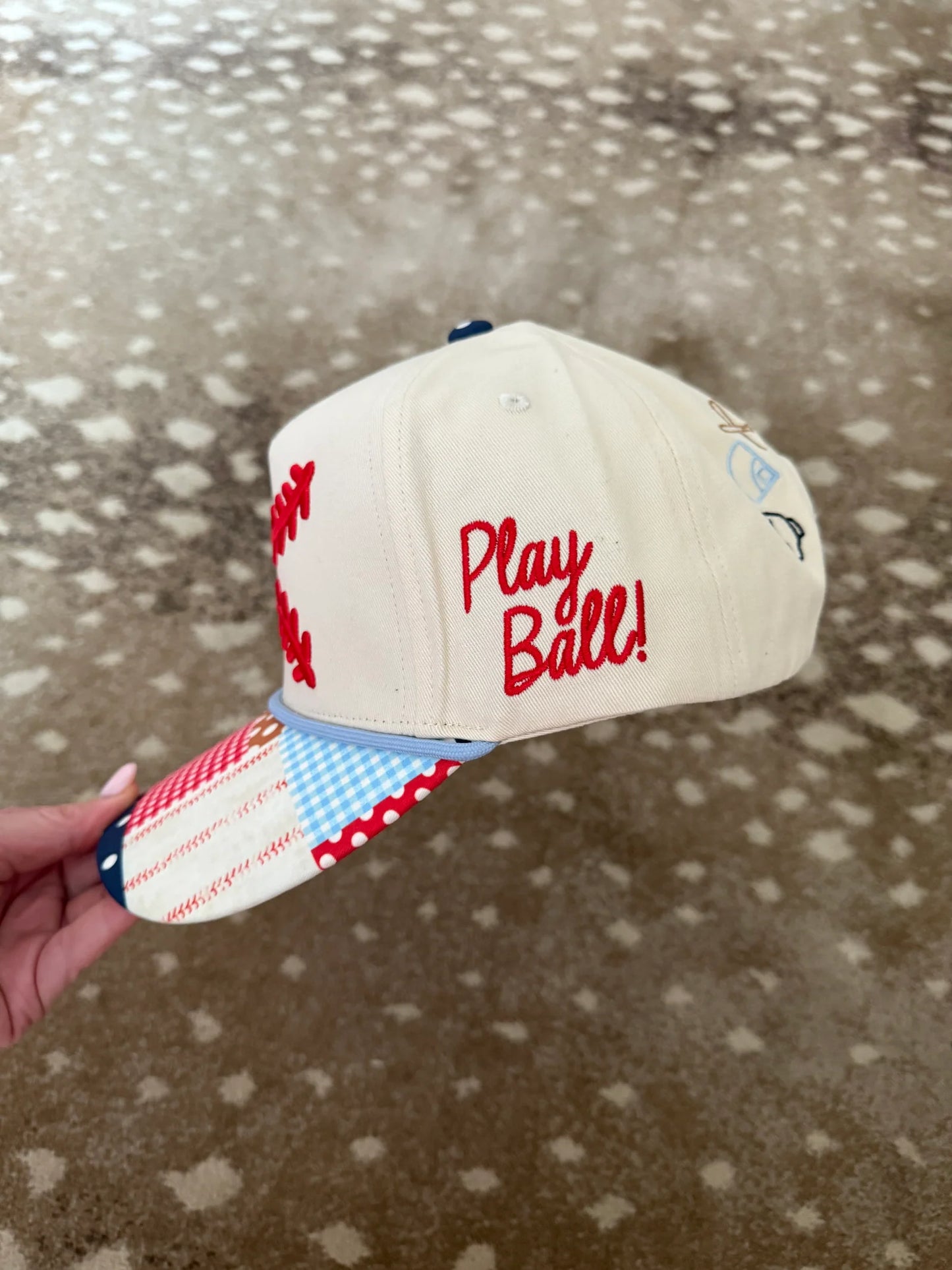 Baseball Stitch Embroidered Hat