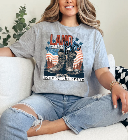 *PRE-ORDER - Home of the brave - YOU CHOOSE COLOR