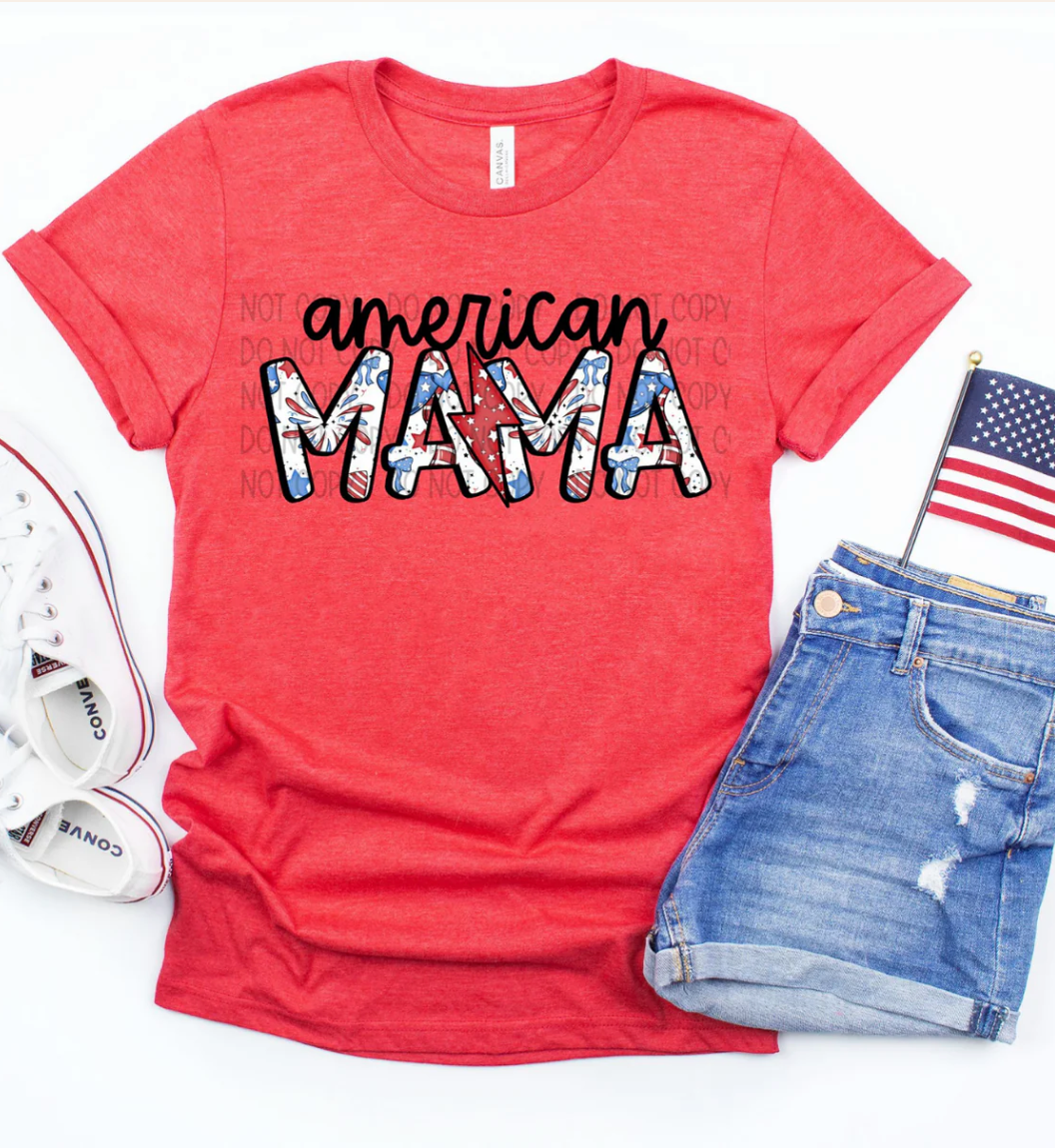 *PRE-ORDER - AMERICAN MAMA - YOU CHOOSE COLOR