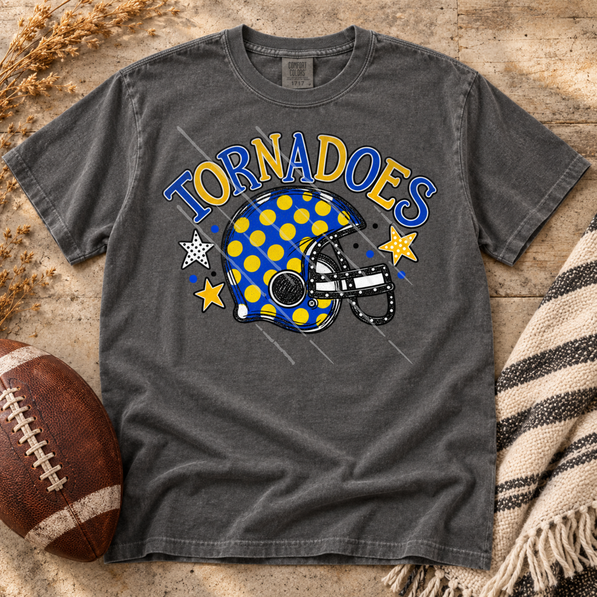 Tornadoes Helmet CC Tee - Youth or Adult