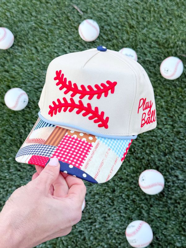 Baseball Stitch Embroidered Hat