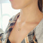 18K Gold Plated Football Pendant Necklace