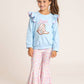 Boots & Bows Floral Bell-Bottom Outfit