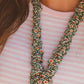 Green Floral Lanyard