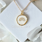 18K Gold Plated Rainbow Pendant Necklace