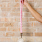 Pink Gingham Lanyard