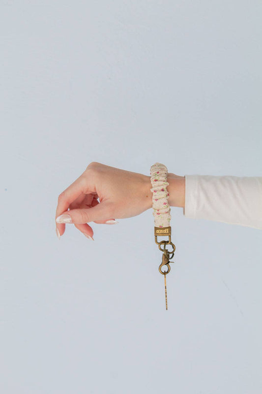April Flowers Keychain