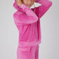 Tween Girls Velour Hoodie and Cargo Shorts - 2 PC SET