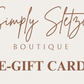 Simply Sletzer Boutique Gift Card