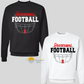 TODDLER/YOUTH Bishops Football Helmet Logo - CREWNECK