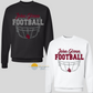 TODDLER/YOUTH Muskies Football Helmet Logo - CREWNECK