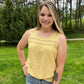 Shadyside Sleeveless Top - Dusty Yellow