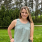 Shadyside Sleeveless Top - Dusty Sage