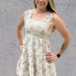 Ruffle Strap floral dress