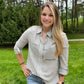 Striped Button Blouse