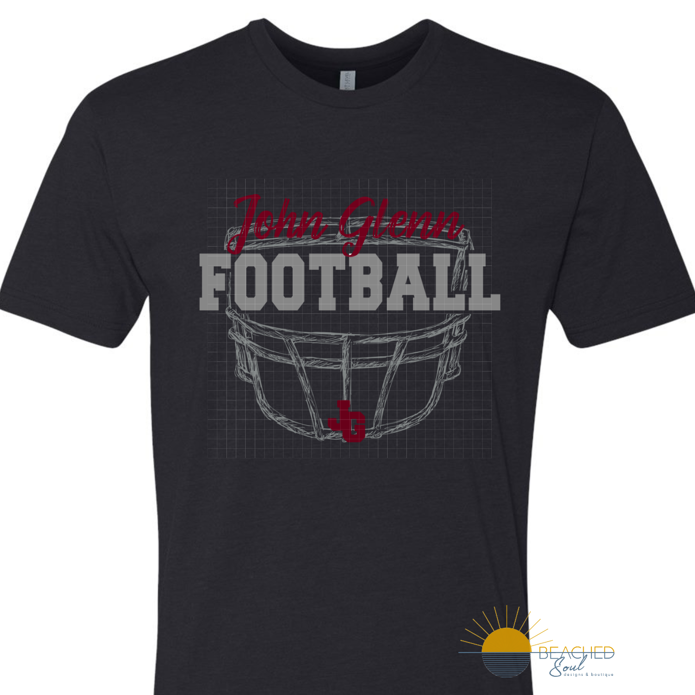 TODDLER/YOUTH Muskies Helmet Logo - Black T-shirt