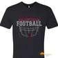ADULT Muskies Football Helmet Logo - Black T-shirt