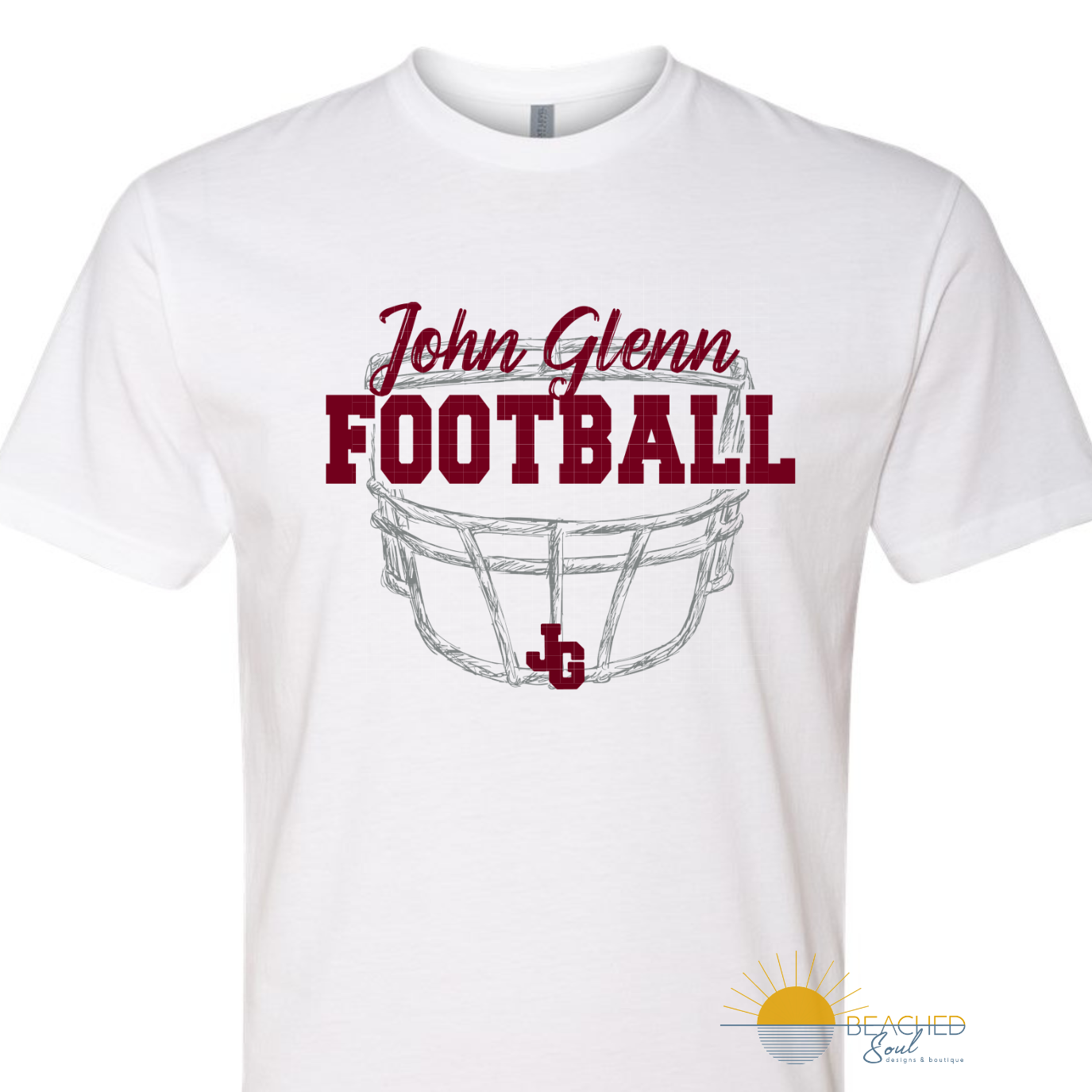 TODDLER/YOUTH Muskies Helmet Logo - WHITE T-shirt