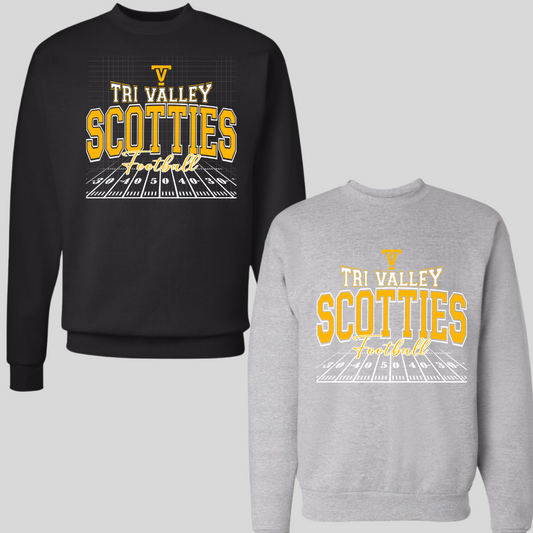 ADULT TV Field Logo - CREWNECK