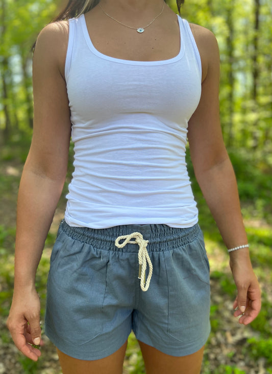 LAYERING TANK - WHITE