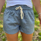 BLUE STONE LINEN SHORT